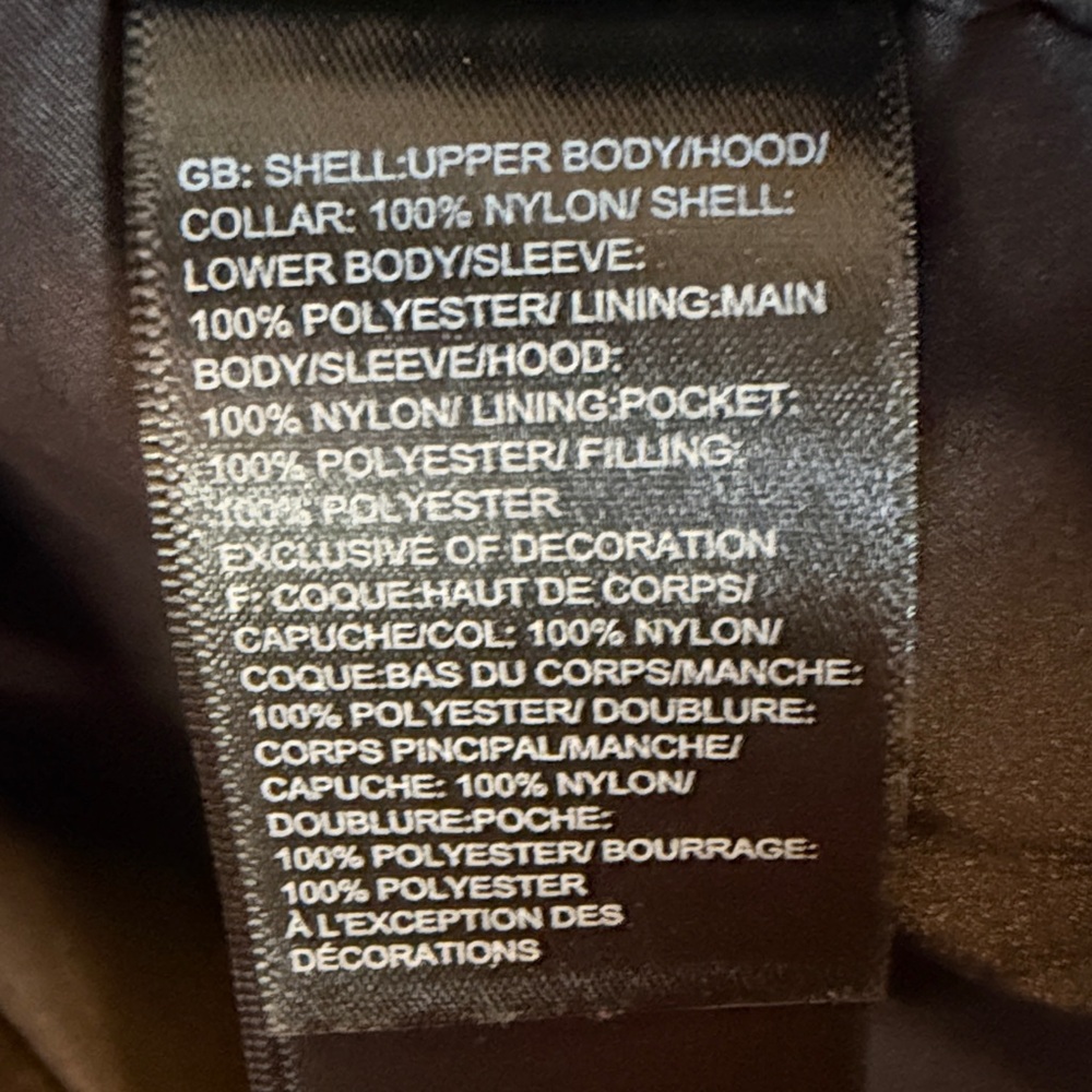 The North Face Black and Tan Patterned Pullover Jacket. NWOT - Picture 7 of 7